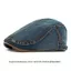 FUJIOU Mũ Newsboy Denim đã giặt, Mũ nồi họa sĩ phong cách Cotton, Mũ chuyển tiếp có thể điều chỉnh thông thường Mũ lưỡi trai màu trơn dành cho nữ