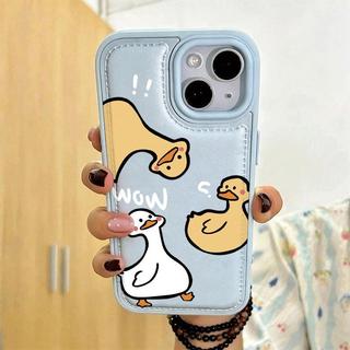 Ngỗng vui sống  Đối với iPhone 15Pro14plus ngrường hợp đơn giản và dễ thương
