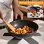 Bộ 18 miếng bảo vệ nồi và chảo, Bộ 18 miếng bảo vệ chảo để xếp chồng, miếng chia nồi, 3 kích cỡ và màu sắc khác nhau