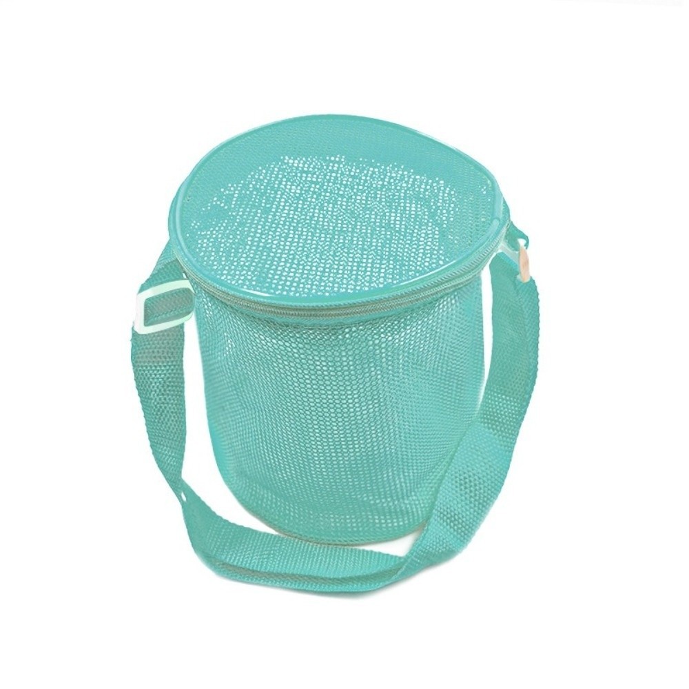 Túi lưới đi biển FLAZEA, Dụng cụ sưu tập pháo kích cực lớn Túi lưu trữ bãi biển, Dây đeo có thể điều chỉnh di động Túi ba lô Sử dụng du lịch