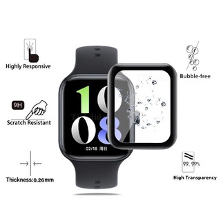 2-10 Chiếc Đồng Hồ Bảo Vệ Màn Hình Cho vivo Watch GT 2 46mm 42mm 5 3 Cong Đen Cạnh Kính Phim Cho iQOO Watch GT 2 5 HD Kính Cường Lực Phim