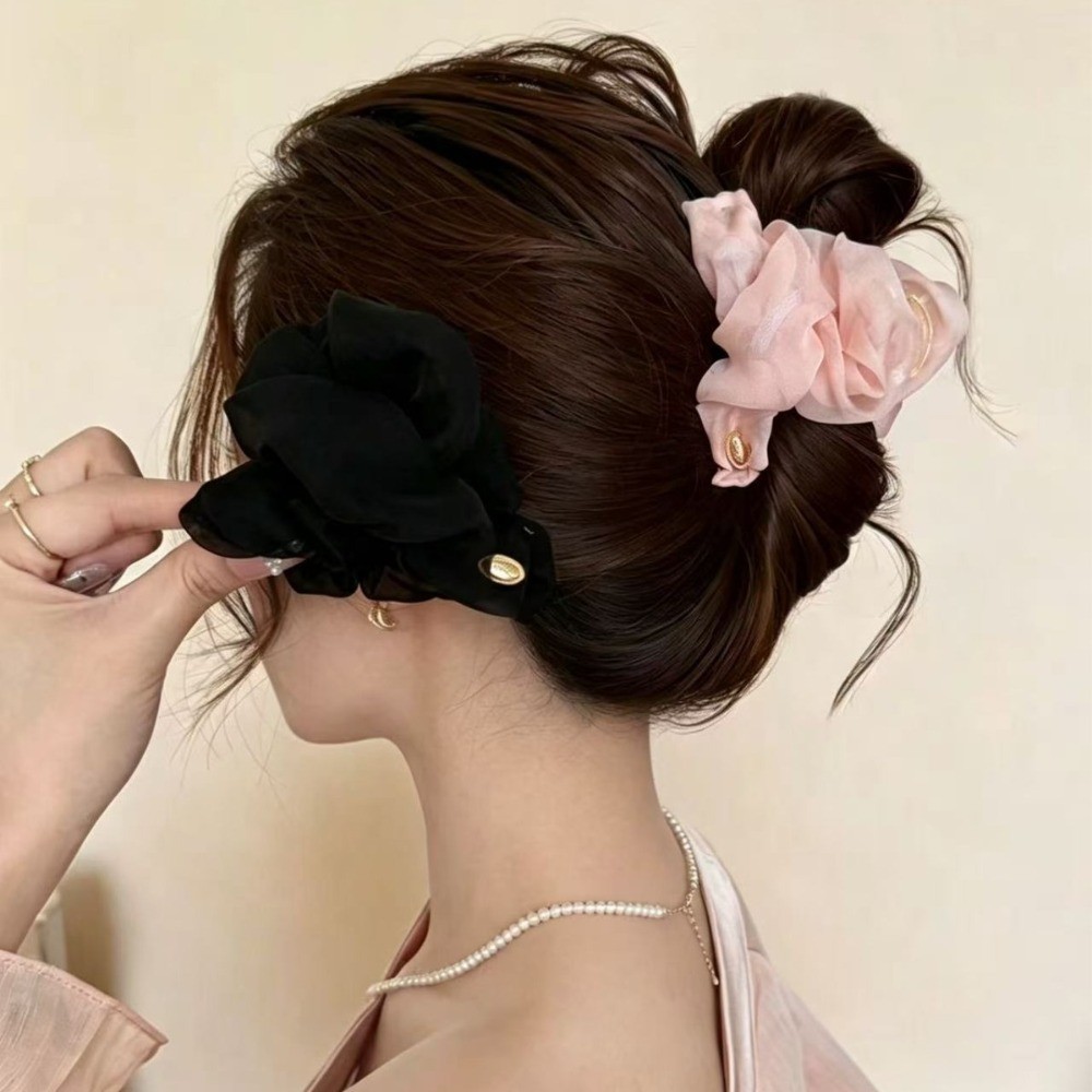 Kẹp Tóc Cao Cấp Retro Kim Loại Với Họa Tiết Đám Mây, Phù Hợp Mọi Kiểu Tóc