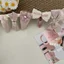Ngọt Ngào Công Chúa Phong Cách Ánh Sáng Màu Hồng Lụa Satin Nơ Tóc Cô Gái Nổ Kẹp Bên Kẹp Tóc Gãy bb Kẹp Phụ Kiện Tóc GKI1