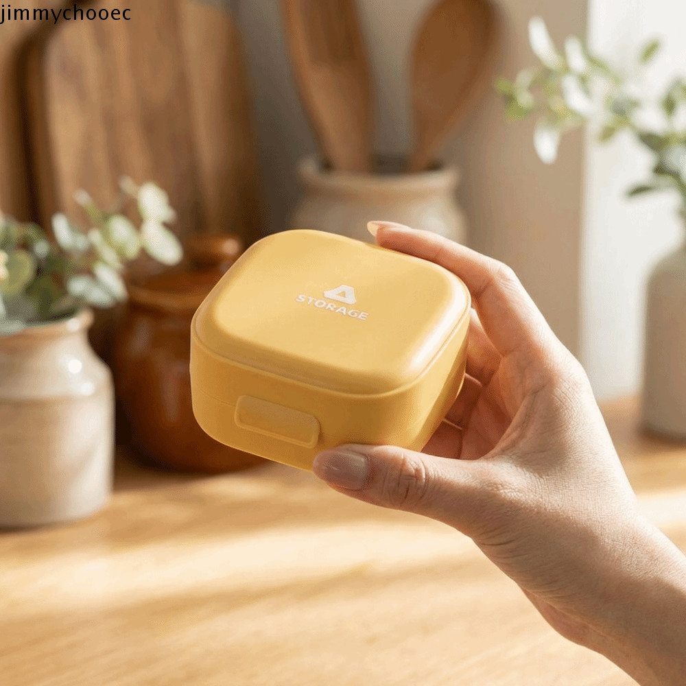 Hộp đựng thuốc 7 ngày JIMMYCHOOEC kín chống ẩm, chống nước, chống ánh sáng, đựng Vitamin, du lịch
