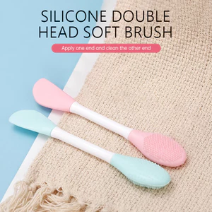 【Roshy】cọ đắp mặt nạ. Cọ rửa mặt bằng silicon mềm đa năng hai đầu