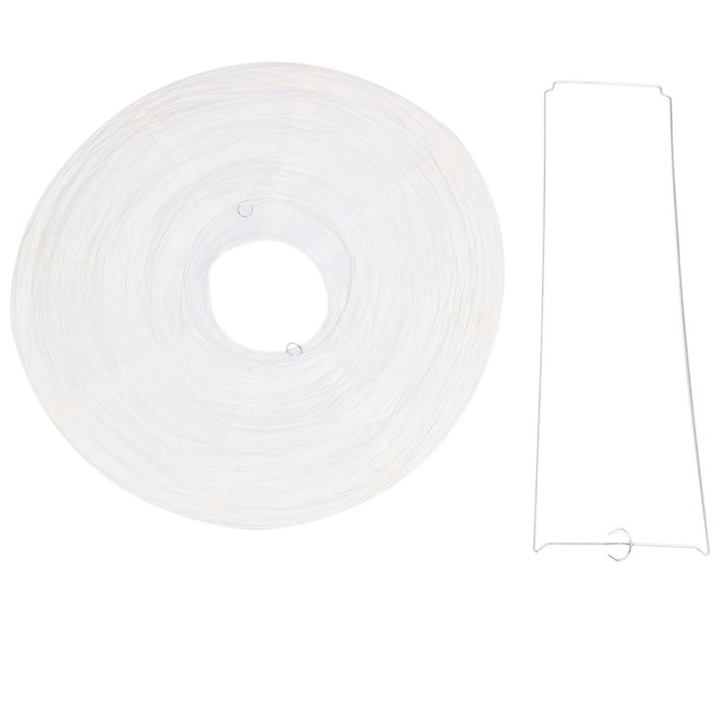 Lồng đèn giấy trắng tinh 20 inch size đẹp Màu TRẮNG TINH،Trang trí nội thất،Đèn chùm