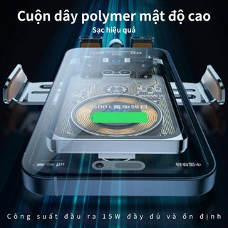 Giá Đỡ Điện Thoại Ô Tô Không Dây F18 15W Sạc Nhanh Tự Động Kẹp Lỗ Thông Khí Gắn Màn Hình Xoay