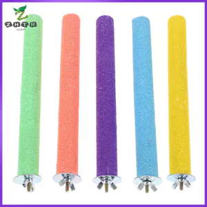 10 Chiếc Chim Cá Rô: Vẹt Cá Rô Đứng Đồ Chơi Paw Mài Dính Nhai Đứng - Phụ Kiện Lồng Chim Cho Cockatiels Parakeets Conures zhenghtr