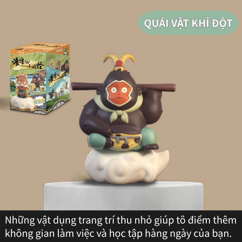 Bộ hộp mù yêu quái nhỏ Núi Mộng Ảo (gồm sáu mẫu: mô hình nhân vật + đế trang trí)