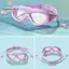 Nhíp bơi trẻ em điều chỉnh dây lặn, silicone chống tia UV, chống sương mù, thiết thực khi bơi thể thao