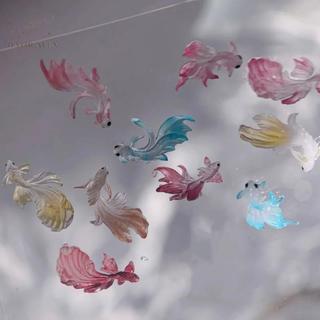 [hatheaven] 3D Silicone Mềm Móng Tay Đại Dương Nàng Tiên Cá Mẫu Móng Tay Nghệ Thuật Khuôn Cá Vàng Koi NútCarves Bản Mẫu Hoạt Hình Cho Móng Tay DIY Phụ Kiện Đẹp