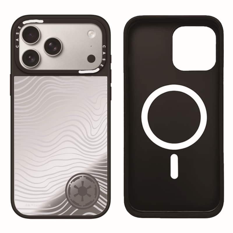 CASECASE X The MandalorianTM Và Grogu Beskar Ingot Ốp Lưng Màu Đen & Bạc Gương Hút Từ Tính IPhone Dành Cho IPhone 17 Air 16 15 14 13 12 Pro Max Plus Ốp Lưng Cứng Có Hộp