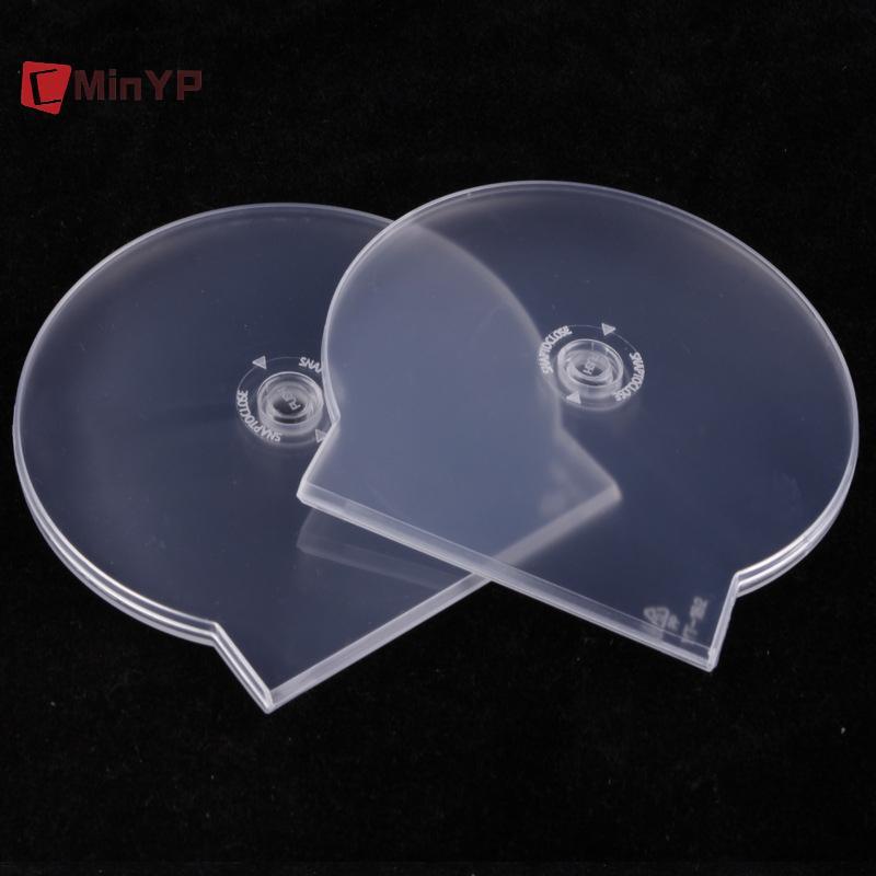 CMinYP 1 / 3 Chiếc Nhựa Trong Suốt Đơn Mảnh Đĩa Tròn Hộp CD CD Thiên Tính CD DVD Hộp Đĩa Đĩa Hộp Bảo Quản Vinh Quang