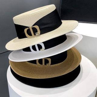 Mũ Nữ Flat Top Hat Chống Nắng Cho Đi Biển và Kỳ Nghỉ