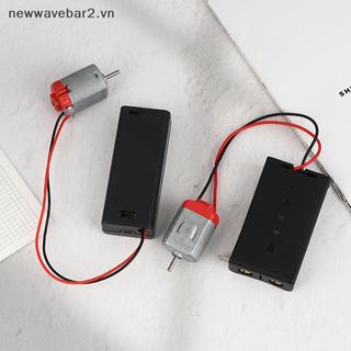 [Mới] Bộ Động Cơ 130 Với Hộp Bảo Quản Pin 2x Và Công Tắc 16500 RPM Mini Sinh Viên DIY Mô Hình Mạch Động Cơ Điện Tử.