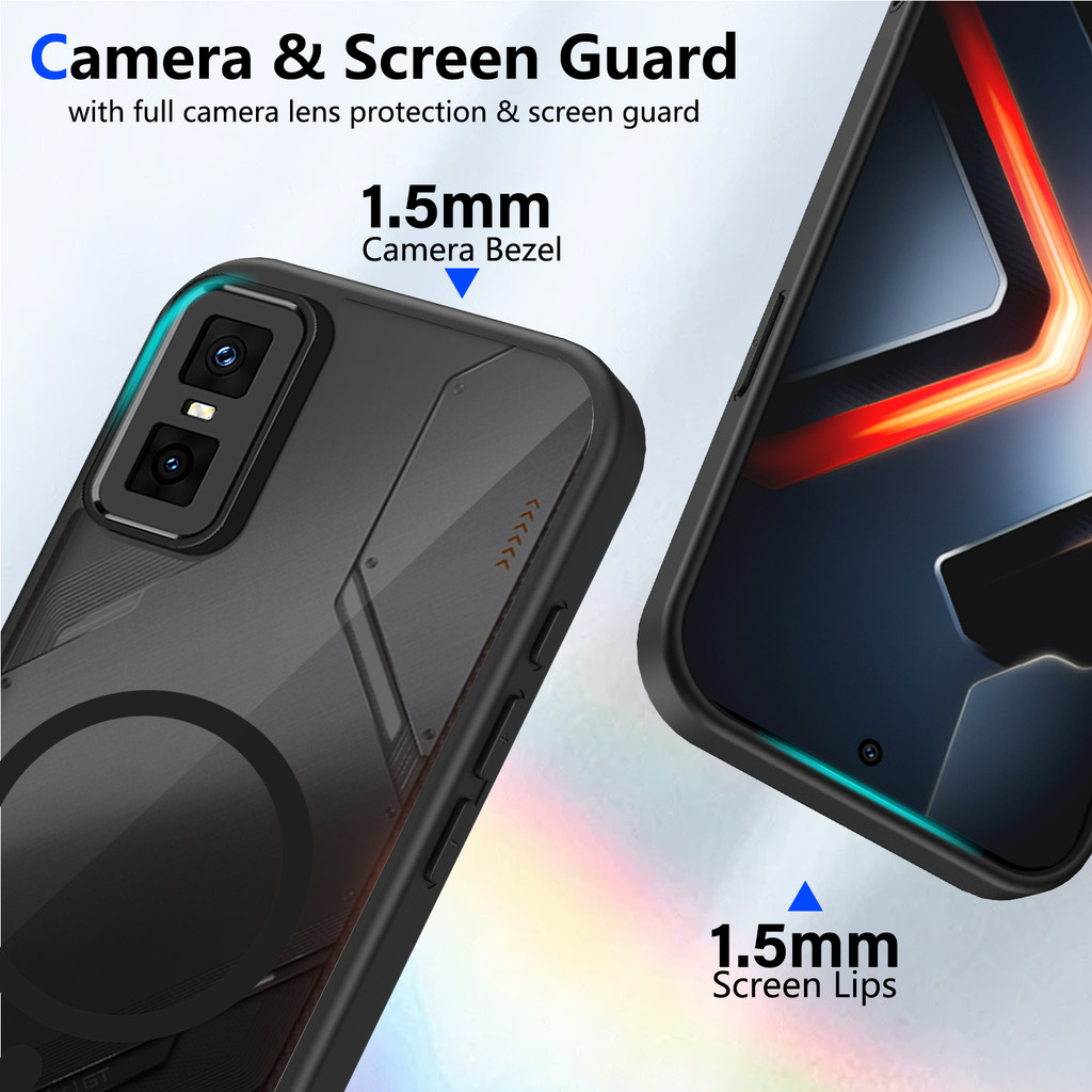 Ốp lưng Infinix GT 30 Pro 5G Vỏ thu hút từ tính màu đen mờ cho Infinix GT 30 5G Vỏ điện thoại