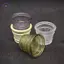 HFTOY 1 Mảnh Nhà Búp Bê Thực Phẩm Và Chơi Bình Hoa Khuôn Silicon UV Epoxy Doanh Thu Khuôn Phụ Kiện Búp Bê Trang Trí Cảnh Đồ Chơi ~