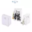 E-WOITD Mini Anime Búp Bê Hiển Thị Túi Đựng Tiền Xu Trong Suốt Mặt Dây Chuyền Túi Vuông Người Tổ Chức Ví Chìa Khóa Lipsti Tai Nghe Túi Bảo Quản E-WOITD