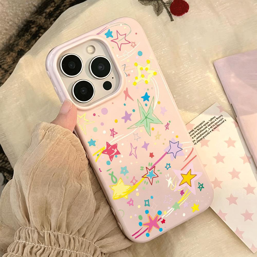 Ngôi sao Đảng Ứng dụng iPhone 1716/15/14 Trường hợp 13/12/11xr Dễ thương 8/7