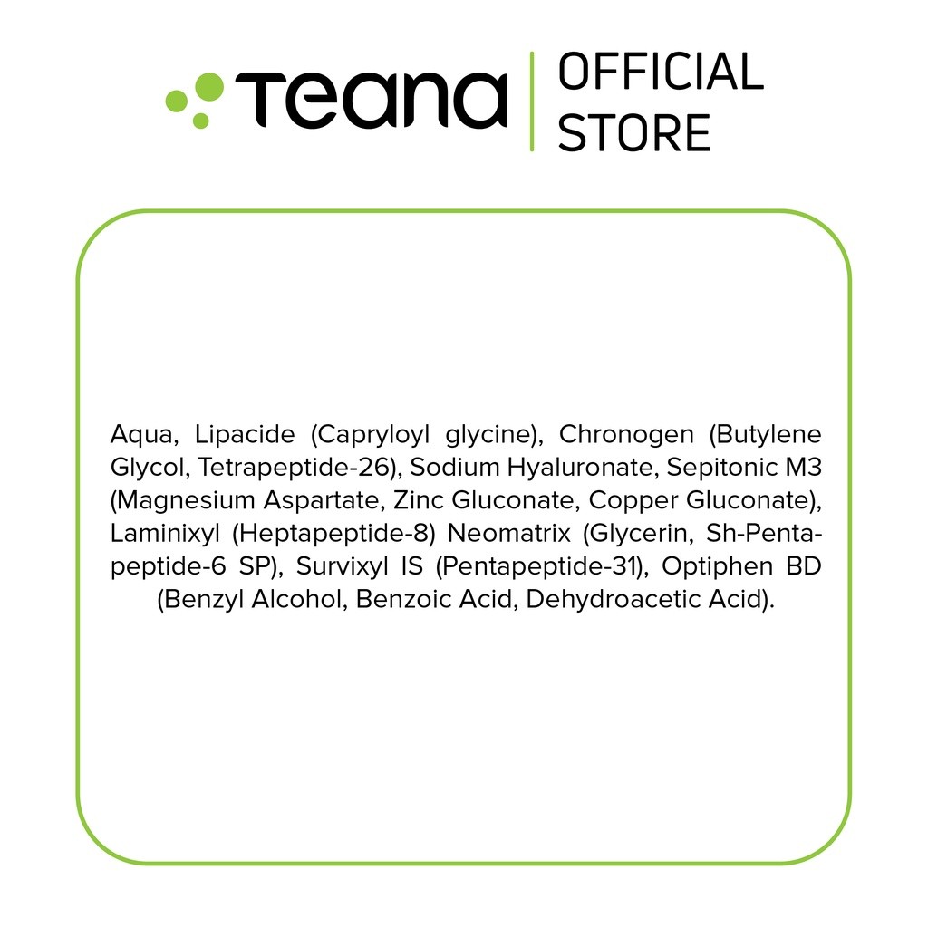 Serum Teana Super Peptides No Problem Intensive Care kiềm dầu, giảm viêm, gom cồi mụn
