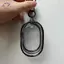 HFTOY 1 Hộp Đựng Trang Sức Nhựa Trong Suốt Hộp Bảo Quản Túi Hộp Bí Ẩn Có Móc Khóa Túi Búp Bê Dễ Thương Tổ Chức Hộp Chống Bụi ~