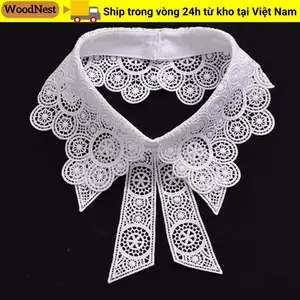 WOODNEST Cổ Giả Có Thể Tháo Rời, DIY Polyamide Cổ Giả, Khăn Cổ Nữ Mũi Nữ Nữ Bé Gái