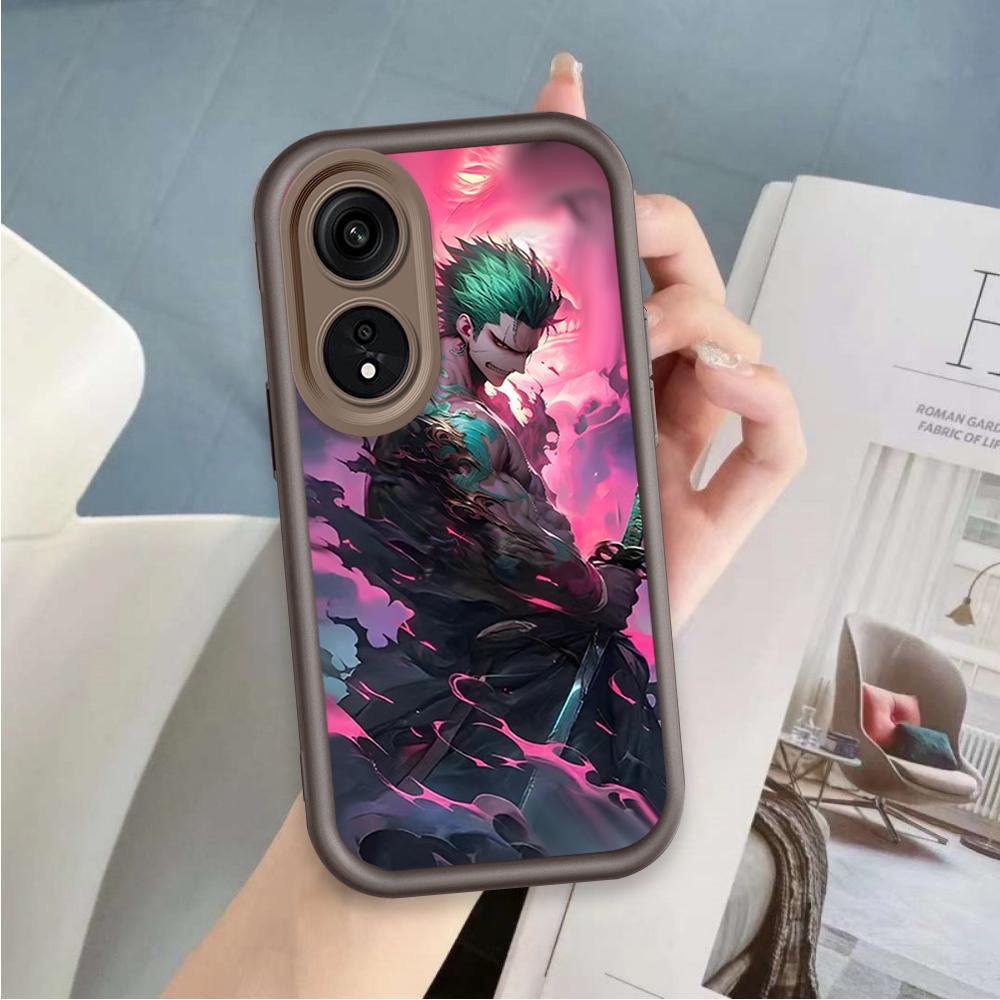 Ốp Lưng Cho OPPO A17 A17K A18 A38 A58 A60 4G Phim Hoạt Hình Silicon Mềm Đáng Yêu Ốp lưng TPU Asurosolon One Piece Angel Eye Chống Sốc Ốp Lưng