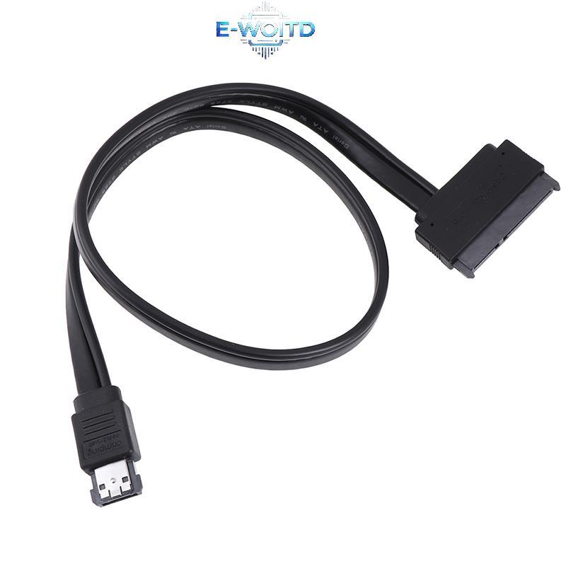 E-WOITD Power esata usb 2.0 5v 12vbo đến 2.5 '' 3.5 '' 22pin sata hdd cáp chuyển đổi E-WOITD