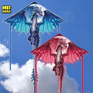 MeiShao Diều Rồng Lớn Cho Trẻ Em & Người Lớn Dễ Dàng Bay Lớn Rồng Diều Đuôi Dễ Dàng Bay Diều Đồ Chơi Ngoài Trời Đẹp