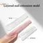 TRTR Sandwich Dual Nail Forms 60 chiếc 15Size Qui Extensions-Dual Forms Hình chữ T Ellipse Làm móng tay Hình dạng khuôn trên Khuôn đáy 3D VN