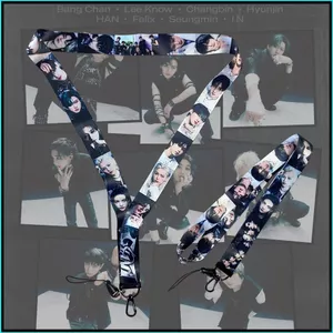 HT2 StrayKids GIANT Dây đeo điện thoại di động Felix Dây treo Bang Chan Lee Biết Seo Chang-Bin TH2
