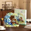 Mặt Trăng Cây Hoa Nhà Khối Xây Dựng Hoa Hồng Bảo Quản Hoa Đồ Trang Trí Gửi Bé Gái Sinh Nhật Series Lắp Ráp Đồ Chơi