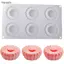 Khuôn Mousse silicon hình trái tim / ngôi sao / tròn / vuông bigapple cho bánh & sô cô la DIY RDG