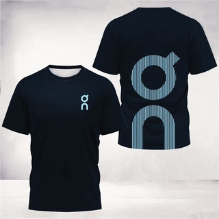 [Readystock] On Running Men 's Running Áo thun ngắn tay 100% Cotton chất lượng cao