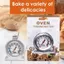 TRTR Lò Nướng Inox Nhiệt Kế Mặt Số Lớn Nướng BBQ Nấu Thịt Thực Phẩm Đo Nhiệt Độ Treo Đứng Đồ Dùng Nhà Bếp VN