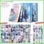 HT3 92 Cái / bộ Xanh Lưu Trữ LOMO Thẻ Dán Sunaookami Shiroko Bưu Thiếp Bộ Sưu Tập Anime Ngoại Vi TH3