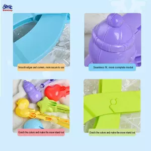XOITOP Snowball Kẹp Nhiều Hình Quả Cầu Tuyết Làm Lưỡi Mùa Đông Ngoài Trời Tuyết Chơi Đồ Chơi Thể Thao Cho Trẻ Em Bóng Tuyết Ném Dụng Cụ VN