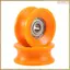 4 Vòng bi kín bằng nhựa 6X30X13mm Thép 606Z Hướng dẫn rãnh chữ U sâu Ròng rọc Đường sắt Bóng lăn Bánh xe
