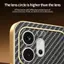 Ốp YJD Cho Honor 600 Pro Họa Tiết 3D Da Chống Trơn Trượt Khung Mạ Điện Thoại Chống Rơi