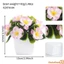 1 Hoa Nhân Tạo Trong Chậu Cube Cảm Ứng Thực Vật Giả Nhỏ Hoa Giả Cho Gia Đình Sắp Xếp Hoa