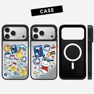 Từ Thẻ Chó Gương Cứng Ốp Lưng Điện Thoại iPhone 17 Pro Max 17 Air 16 Plus 15 14 13 12 11 Vỏ Chống Sốc
