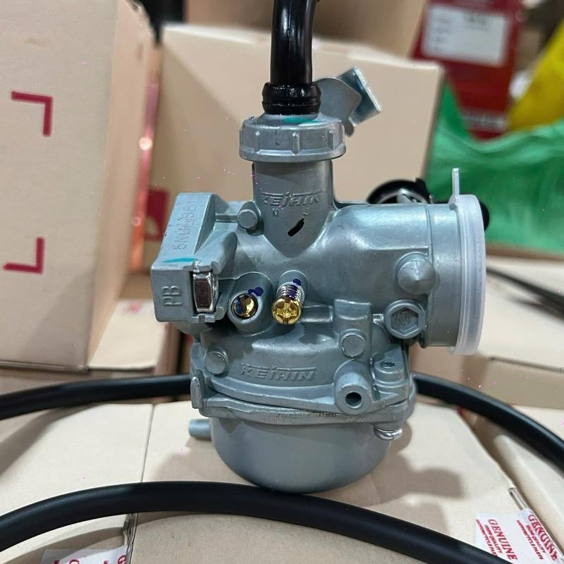 Chế hoà khí Keihin xe Dream 2 đồng tiền - Bình xăng con xe máy Dream Thái - Dream Việt , Wave 100cc