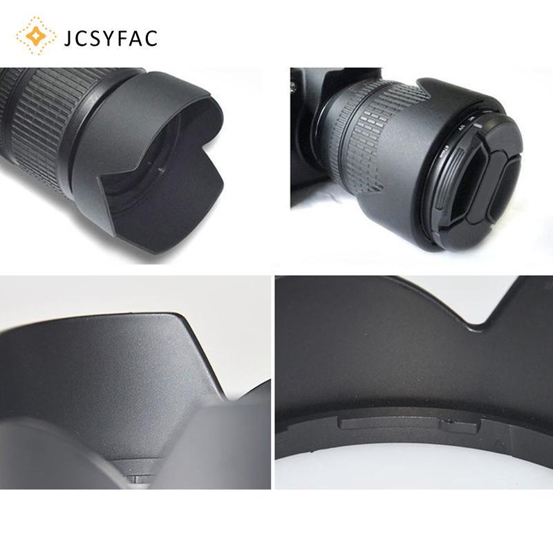 JCSYFAC Ống Kính Hood Cho Nikon HB-32 DX AF-S 18-70mm 18-105mm 18-135mm 18-140mm ED Bayonet Ống Kính Máy Ảnh Hood Phụ Kiện Mới