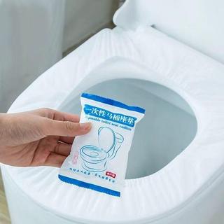 (Loại 1) combo 10 Miếng Lót Bồn Cầu Vải Không Dệt Dùng Một Lần - Tấm Lót Cách Ly Vi Khuẩn Tiện Lợi