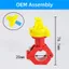 Vòi phun nước con lăn đường CATMALLER88, Đầu phun nước bánh xe bằng thép đôi bằng nhựa, Đầu phun Phụ kiện con lăn bền cho con lăn đường BOMAG