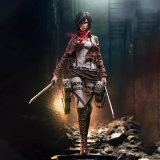 30cm Attack on Titan Mikasa Ackerman Tỉ lệ 1 / 6 PVC Hình