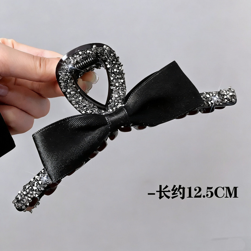 Đen Lớn Vuốt Tóc Kẹp Voluminous Cá Mập Kẹp Hợp Thời Trang Lớn Phụ Kiện Tóc Cho Nữ