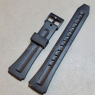 18mm cho Casio F91w F-201w F201w WS-300 DB-36 Silicon Dây Đồng Hồ Cao Su Chống Thấm Nước Dây Đeo Đồng Hồ Nam Nữ Thể Thao Dây Đeo Tay
