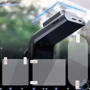 DAYBREAK 5 Miếng dán cố định giá đỡ ETC, Miếng dán kiểm tra ô tô hai mặt Car Dash Cam, Phụ kiện nội thất ô tô tiện lợi Phim trong suốt không dấu vết