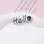 Set Charm Hello Kitty Bạc Đen 🖤🎀 Mix Nơ Kim Loại Flower & Donut Cute Style Hàn Quốc Sang Chảnh Gắn Dép Cực Xinh
